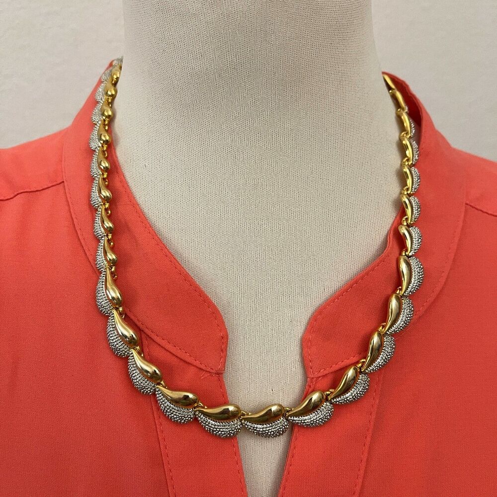 Bijoux Terner Gold-tone Silver-tone Women's‎ Fashion Necklace Earrings Set NWT